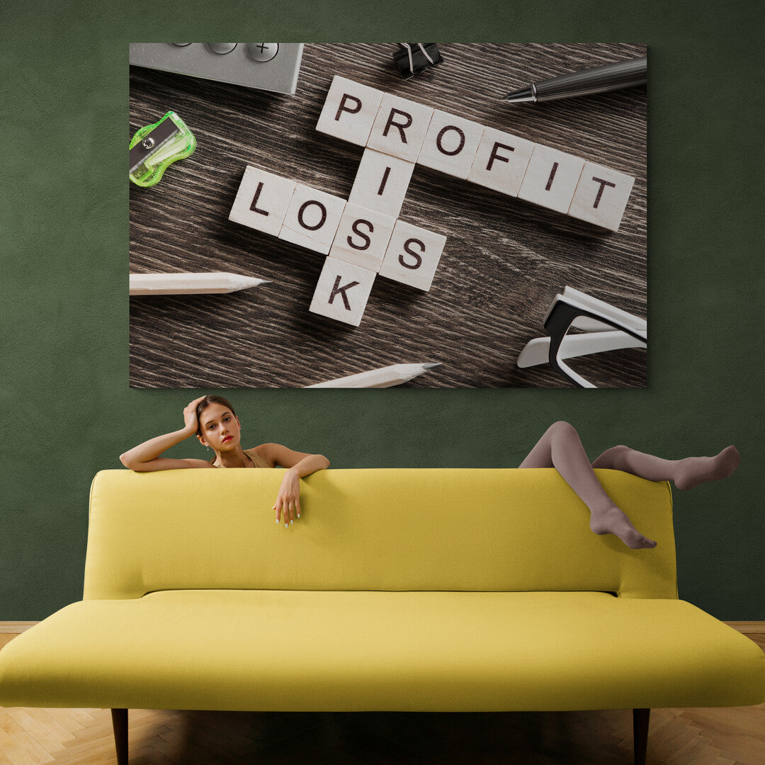 Tablou Canvas Profit and Risk Panoply.ro