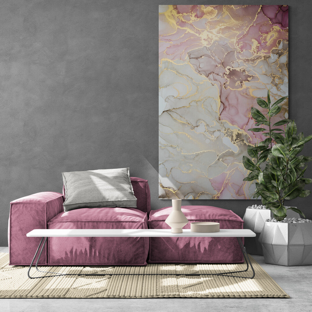 Tablou Canvas Pastel Rose Gold Panoply.ro