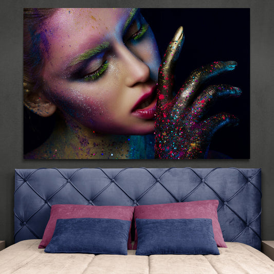 Tablou Canvas Glitter Woman Panoply.ro