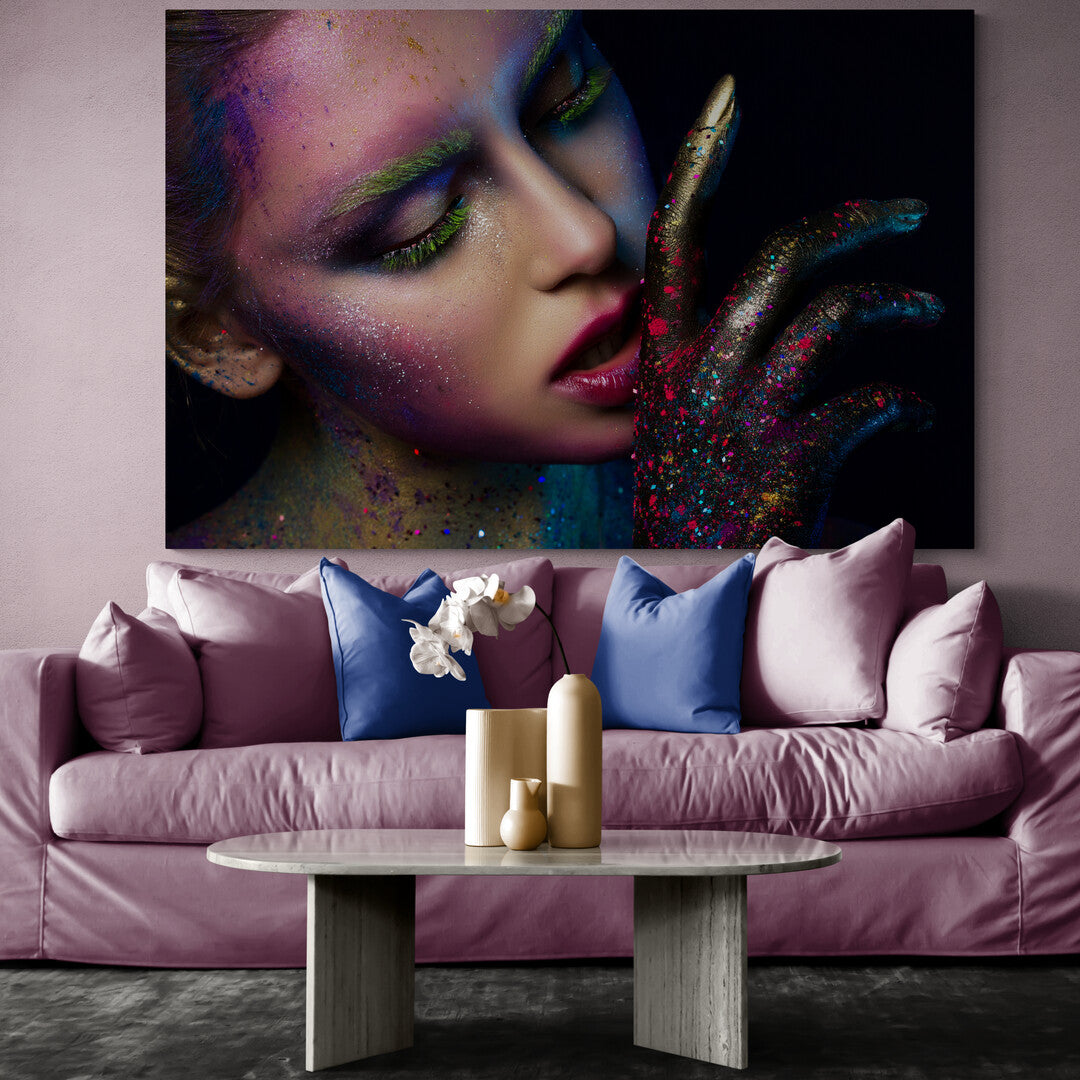 Tablou Canvas Glitter Woman Panoply.ro