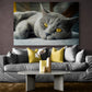 Tablou Canvas Pisica British Grey Panoply.ro