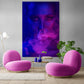 Tablou Canvas Purple Smoke Portrait