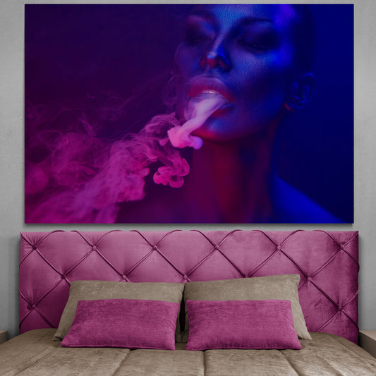 Tablou Canvas Purple Exhale