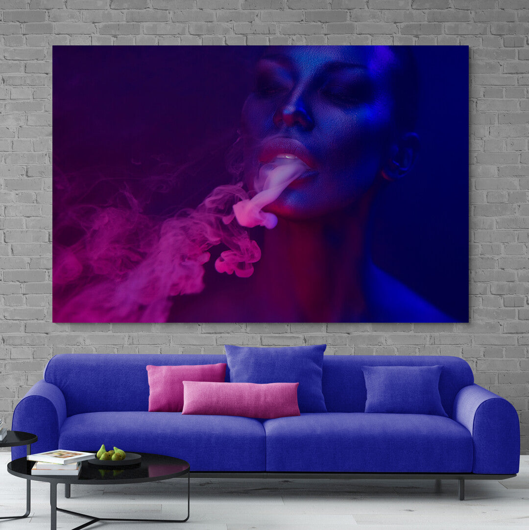 Tablou Canvas Purple Exhale Panoply.ro