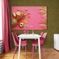 Tablou Canvas Pink and Gold Pineapple Panoply.ro