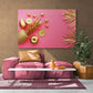 Tablou Canvas Pink and Gold Pineapple