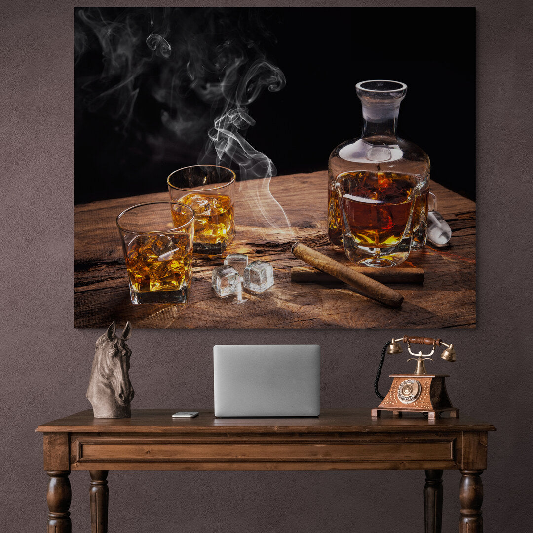 Tablou Canvas Old Iced Whiskey Panoply.ro