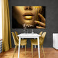 Tablou Canvas Golden Lips Panoply.ro