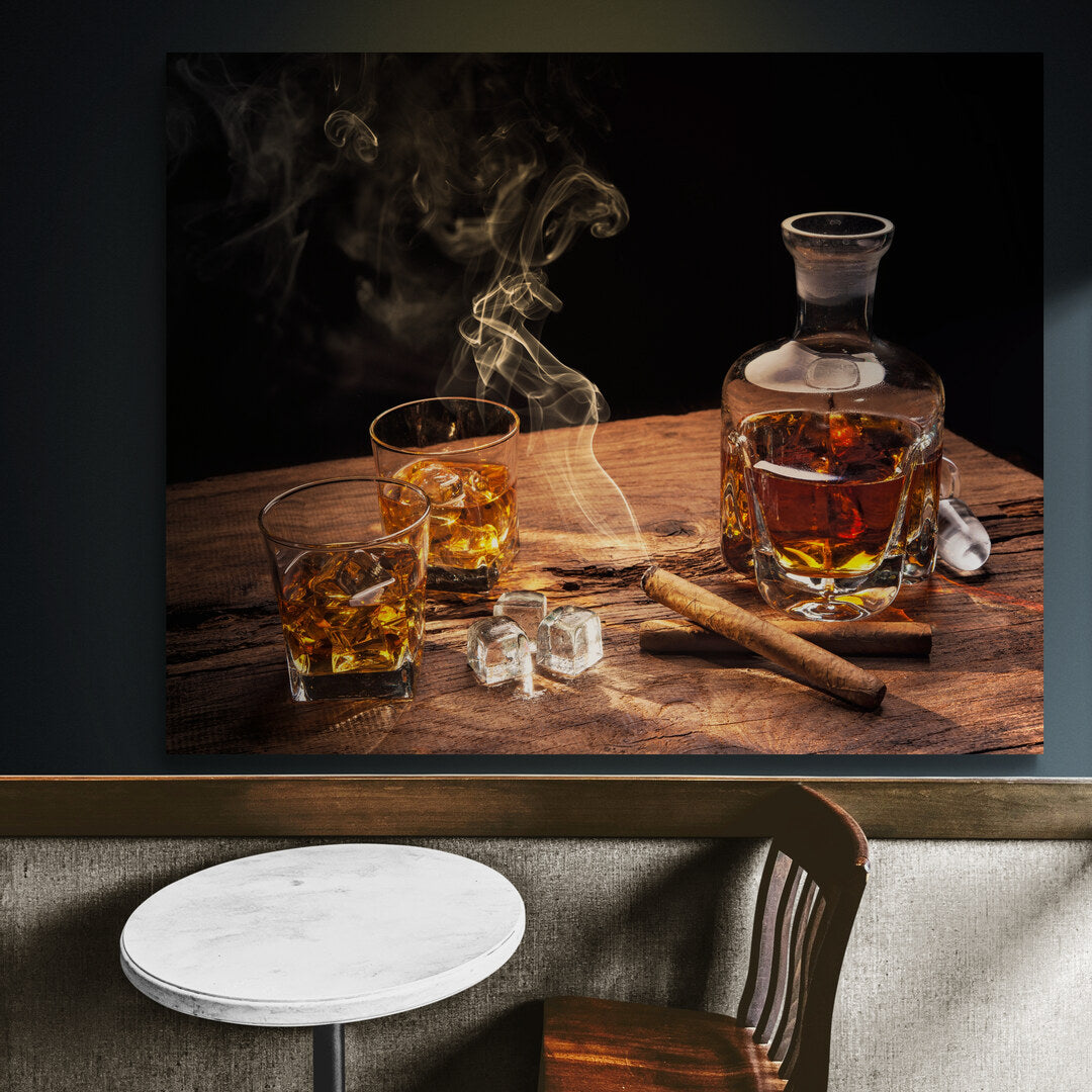 Tablou Canvas Old Iced Whiskey Panoply.ro