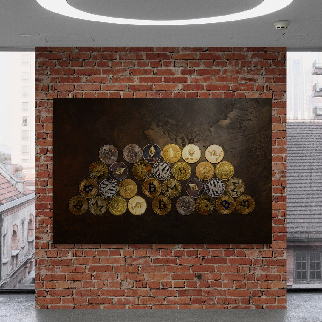 Tablou Canvas Crypto Map Panoply.ro