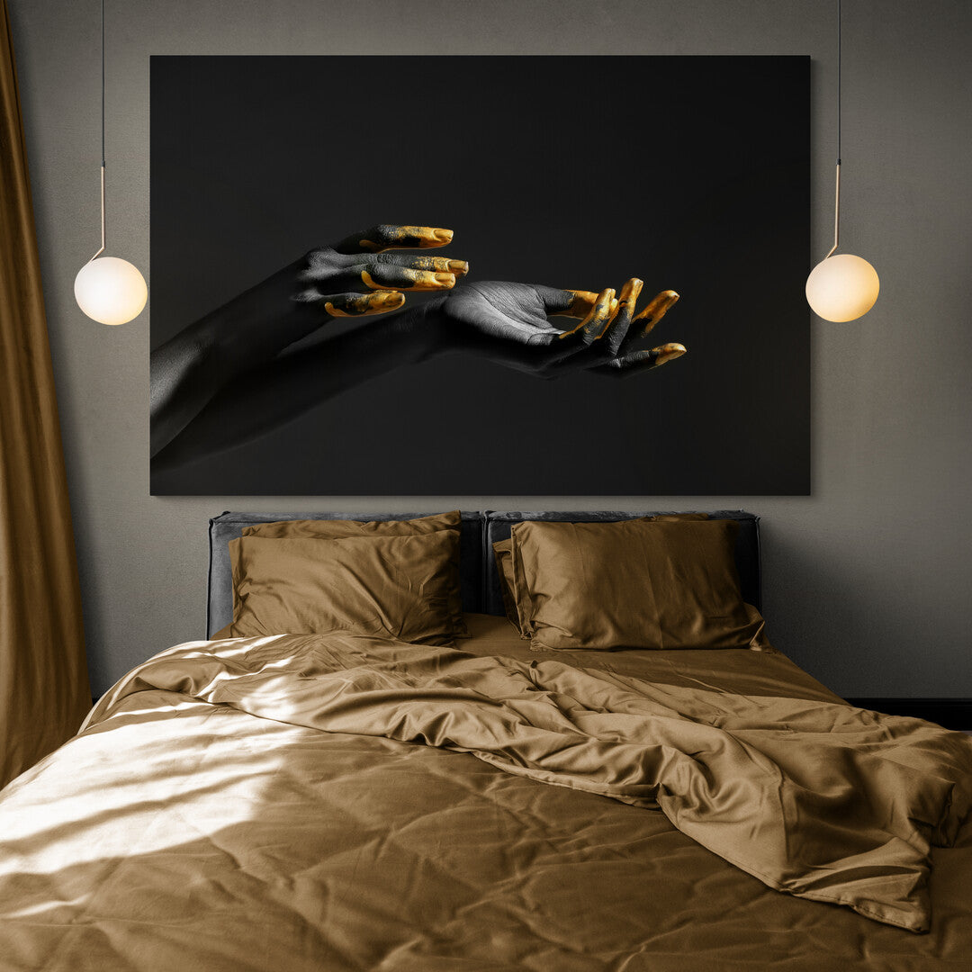 Tablou Canvas Pure Gold Thrill Panoply.ro
