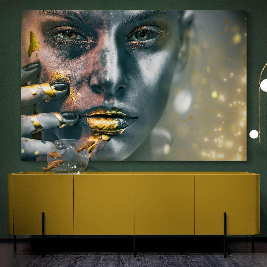 Tablou Canvas Golden World Panoply.ro