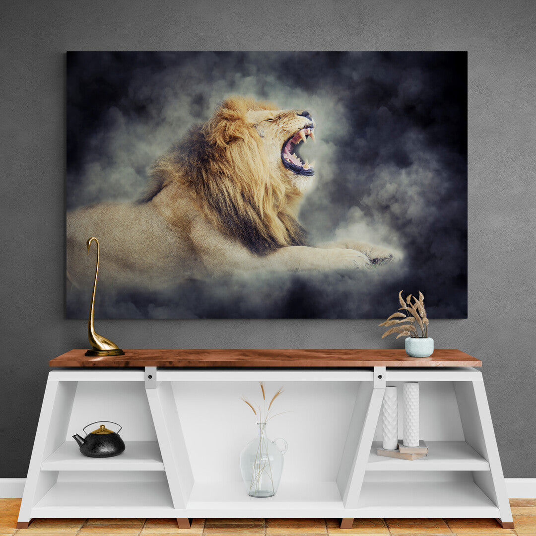 Tablou Canvas Lion Rage