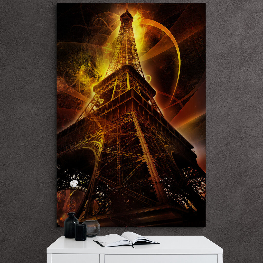 Tablou Canvas Turnul Eiffel Iluminat