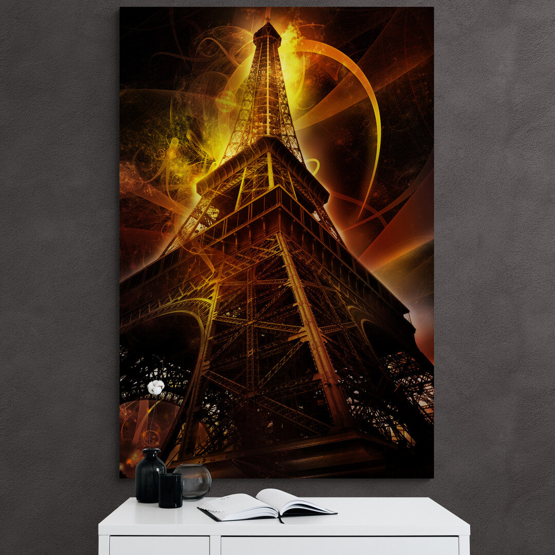 Tablou Canvas Turnul Eiffel Iluminat Panoply.ro