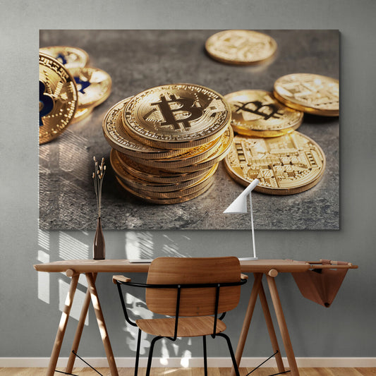 Tablou Canvas Bitcoin