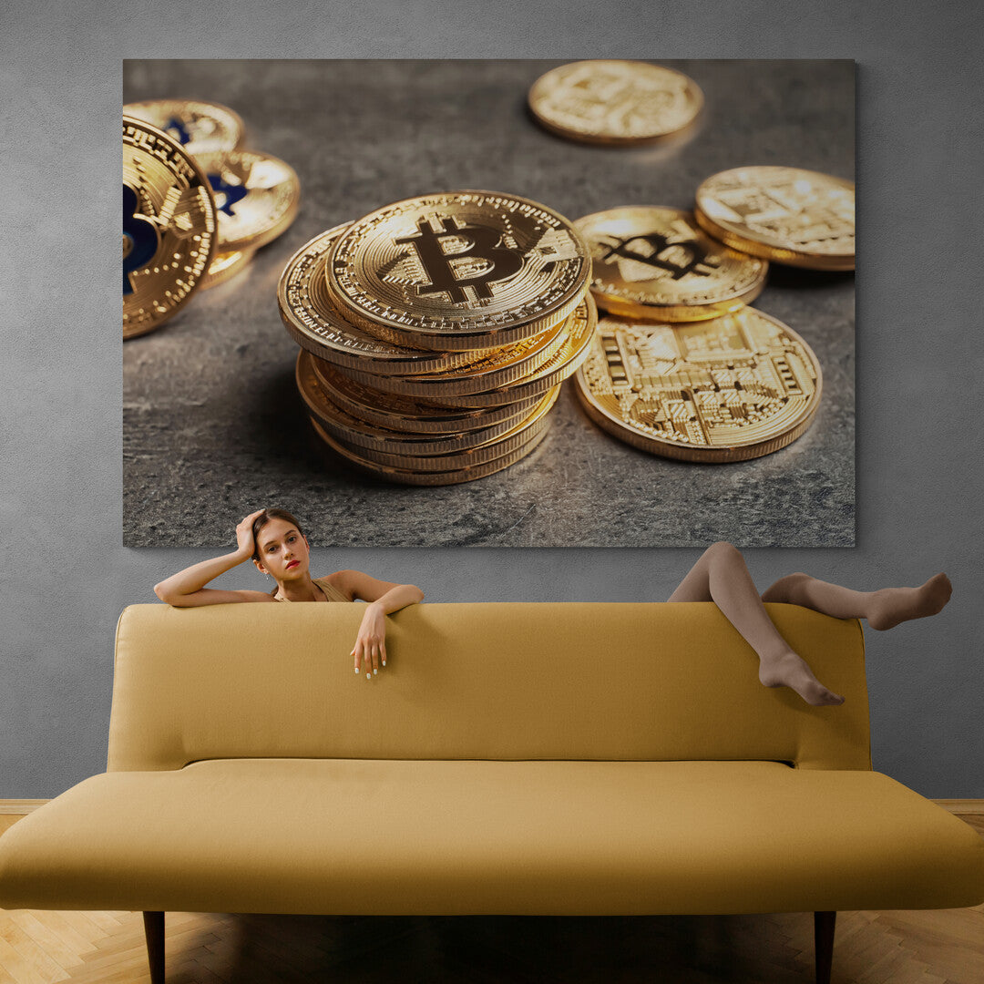 Tablou Canvas Bitcoin Panoply.ro